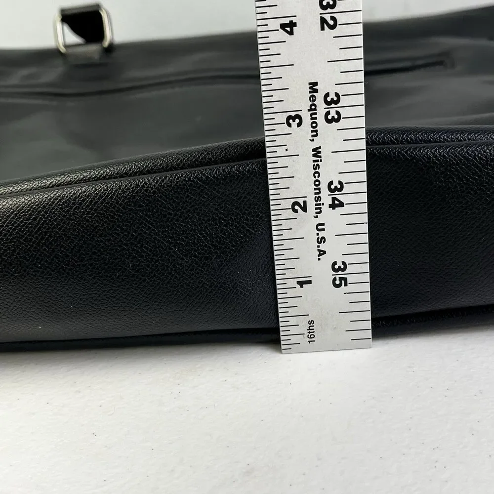 Aldo Messenger Bag Black Laptop Computer Zipper Pockets Tote